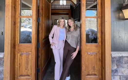 Durango realtors Kelly and Brooke Kniffin standing in doorway